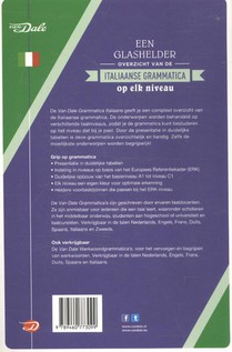 Van Dale Grammatica Italiaans achterzijde