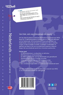 Van Dale pocketwoordenboek Nederlands als tweede taal (NT2) achterzijde
