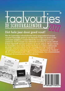 Taalvoutjes - de scheurkalender 2027 achterkant