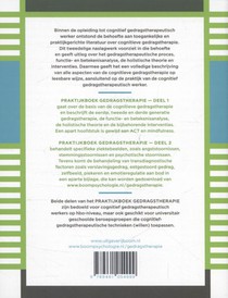 Praktijkboek gedragstherapie achterzijde