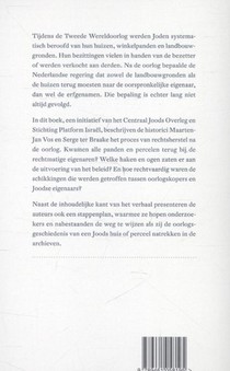 Rechtsherstel na de Tweede Wereldoorlog van geroofd Joods onroerend goed achterzijde