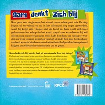 Sam denkt zich blij achterzijde