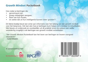 Growth mindset pocketboek achterzijde