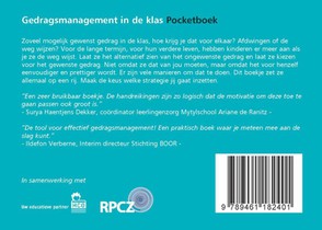 Gedragsmanagement in de klas achterzijde