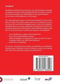 Feedback om leren zichtbaar te maken - beknopte uitgave achterzijde