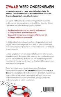 Zwaar weer ondernemen achterzijde