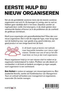 Eerste hulp bij nieuw organiseren achterzijde