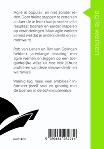 Agile werken in 60 minuten achterzijde