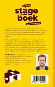 Het grote stageboek voor werkgevers achterzijde