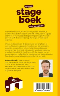 Het grote stageboek voor werkgevers achterzijde