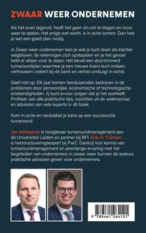 Zwaar weer ondernemen achterzijde