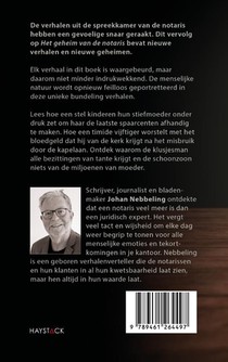 Nieuwe geheimen van de notaris achterzijde