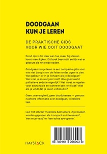 Doodgaan kun je leren achterzijde
