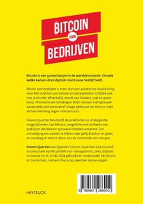 Bitcoin voor bedrijven achterzijde