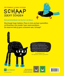 Schaap zoekt schoen achterzijde