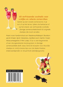 Zonnige zomercocktails achterzijde