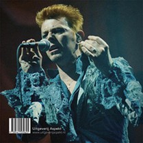 David Bowie on stage in Holland achterzijde