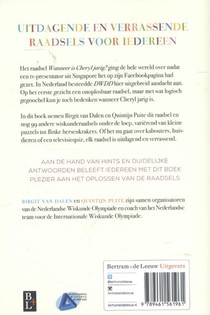 Wanneer is Cheryl jarig? achterzijde