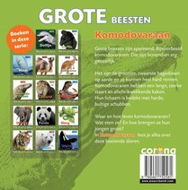 Komodovaraan achterzijde