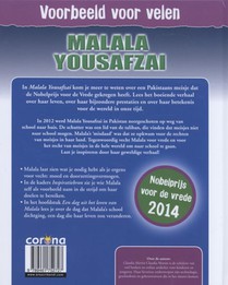 Malala Yousafzai achterzijde