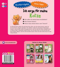 Ich sorge für meine Katze achterzijde