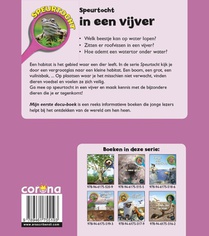 Speurtocht in een vijver achterzijde