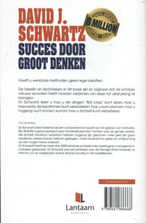 Succes door groot denken achterzijde