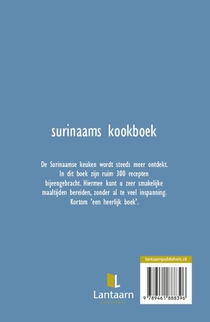 Surinaams kookboek achterzijde