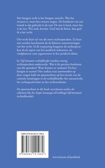 Vijf minuten rechtsfilosofie achterzijde