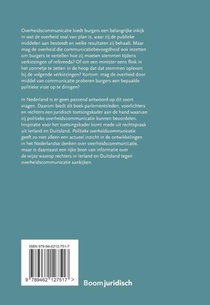 Politieke overheidscommunicatie achterzijde