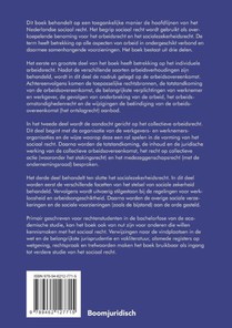 Inleiding Nederlands sociaal recht achterzijde