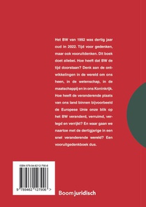 Vooruitgedenkboek Burgerlijk Wetboek 1992-2022 achterzijde