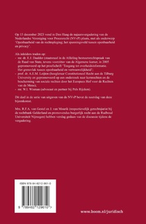 Openbaarheid van de rechtspleging achterzijde