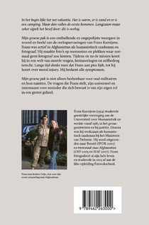 Mijn groene pak achterzijde