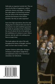 The Value of the Oath achterzijde