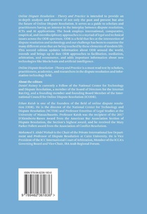 Online Dispute Resolution: Theory and Practice achterzijde
