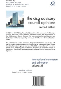 The CISG Advisory Council Opinions achterzijde