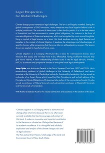 Climate Litigation in a Changing World achterzijde