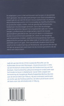 Waarom morele vragen politiek urgent worden achterzijde