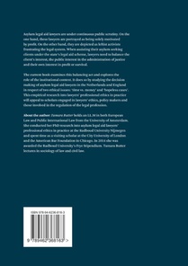 Asylum Legal Aid Lawyers' Professional Ethics in Practice achterzijde