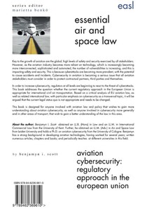 Aviation Cybersecurity: Regulatory Approach in the European Union achterzijde
