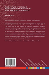 The doctrine of command responsibility and the need to avoid arbitrary punishments achterzijde