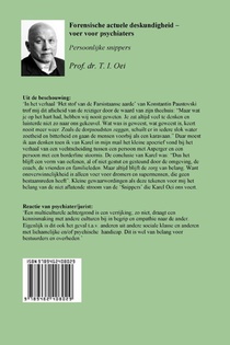 Forensische actuele deskundigheid - voer voor psychiaters achterzijde