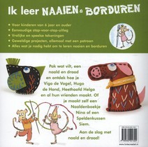 Ik leer naaien en borduren achterzijde