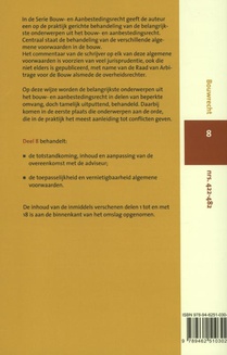 Totstandkoming, inhoud en aanpassing van de overeenkomst met de adviseur, toepasselijkheid en vernietigbaarheid algemene voorwaarden achterzijde