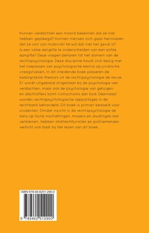 Inleiding in de rechtspsychologie achterzijde
