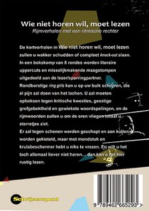 Wie niet horen wil, moet lezen achterzijde