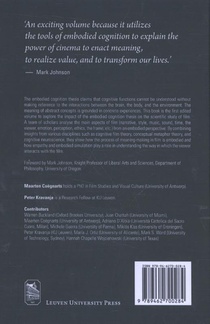 Embodied cognition and cinema achterzijde