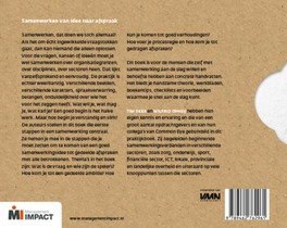 Samenwerken van idee naar afspraak achterzijde