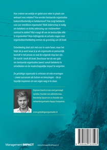De gelukkige organisatie achterzijde